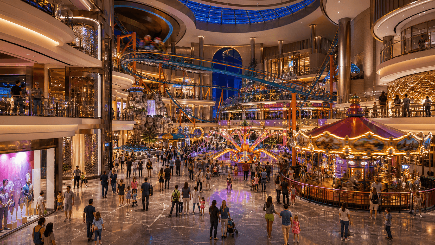 Luxury retail environment